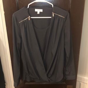 Calvin Klein Blouse with zippers